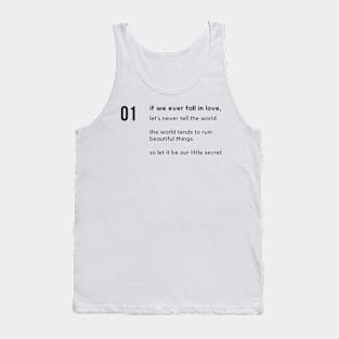 01 if we ever fall in love Tank Top